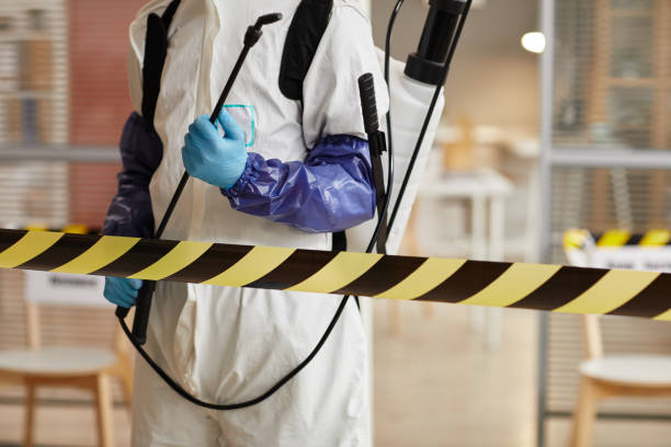 Professional Hoarding Cleanup technician working in Perris, CA